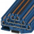 3000716, DIN Rail Terminal Blocks PT 2,5-3PV BU