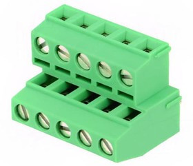 MKKDSN-5-5.08, Зажимная рейка для печатных плат, угловой 90°, 5,08мм, на PCB MKKDSN-5-5.08, Зажимная рейка для печатных плат, угловой 90°, 5,08мм, на PCB
