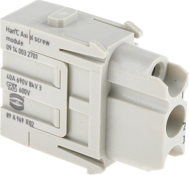 09140083111, Разъем для тяжелых условий, Han-Modular, Insert, 8 Контактов, Гнездо 09140083111, Разъем для тяжелых условий, Han-Modular, Insert, 8 Контактов, Гнездо