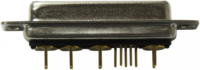 683M9W4203L001, COMBO D-SUB CONN, RCPT, DB-9W4, TH