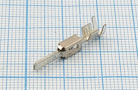 Наконечник ножевой для кабеля 1~1.5мм2, лужёная латунь, №14046 клемма шт 3,5x0,8\\1-1,5S\лат луж\\\[ Наконечник ножевой для кабеля 1~1.5мм2, лужёная латунь, №14046 клемма шт 3,5x0,8\\1-1,5S\лат луж\\\[