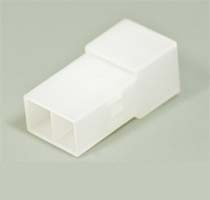 Кожух для клеммы вилка 6,4x0,8, 2H, пластик 20605