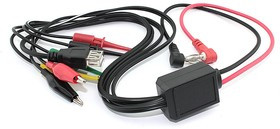 Универсальный провод для лабораторных блоков питания с зажимами типа крокодил и USB