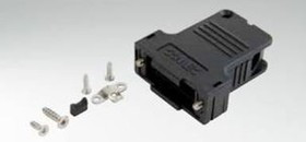165X13529X, D-Sub Backshells 15P PLASTIC HOOD W/ SIDE CABLE EXIT 165X13529X, D-Sub Backshells 15P PLASTIC HOOD W/ SIDE CABLE EXIT