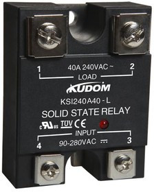 KSI240A40-L, KSI Series Solid State Relay, 40 A Load, Panel Mount, 280 V ac Load, 280 V ac Control