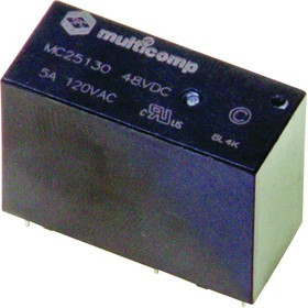 MC25117, RELAY, DPDT, 250VAC, 12VDC, 5A