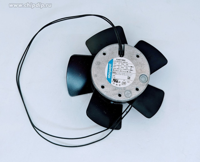 Вентилятор Ebmpapst 4656 EZ 230V 125mA 15W (бескорпусной, 5 лопастей)