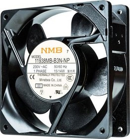 11938MB-B3K-EA-00, Axial Fan AC 119x119x38mm 230V 114m³/h