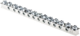 UGB2/0-414-12, Terminal Block Tools & Accessories 12 Port Universal Ground Bar UGB2/0-414-12, Terminal Block Tools & Accessories 12 Port Universal Ground Bar