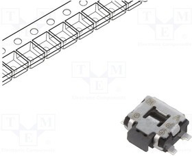 EVQ-P7J01P, Tactile Switches 3.5x2.9mm Right Ang Light Touch Switch