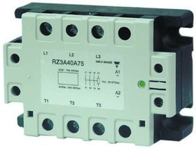 RZ3A60D75, Реле: полупроводниковое, Uупр: 4-32ВDC, 75А, 42-660ВAC, 3-фазный