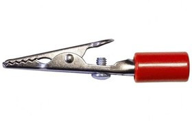 BU-60HS-2, Зажим "крокодил"; 10А; Диап.захвата: макс.7,9мм; Длина: 58мм