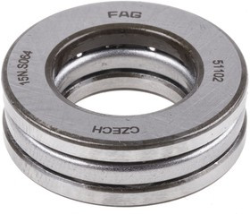 51102 Thrust Ball Bearing- Open Type 15mm I.D, 28mm O.D