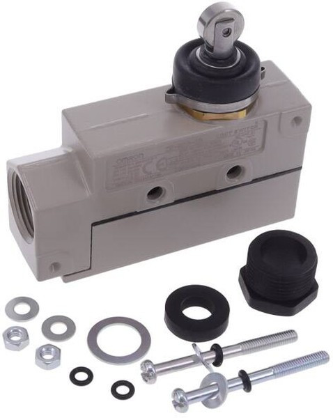 ZE-N22-2G, Roller Plunger Limit Switch, NO/NC, IP65, SPDT, 250V ac ac Max, 15A Max