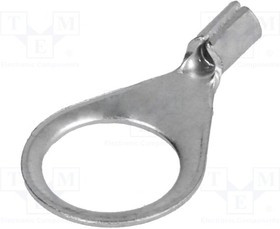 BM01143, Наконечник: кольцевой, M10, 0,25-1,5мм2, обжим, на провод, луженые