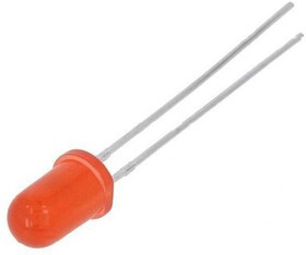 LL-503VD2E-1B, LED; 5mm; red; 210?350mcd; 60°; Front: convex; 1.6?2.4V