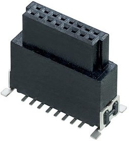M55-6021642R, Board to Board & Mezzanine Connectors 16P 1.27 SMC Female Vertical SMT Type M55-6021642R, Board to Board & Mezzanine Connectors 16P 1.27 SMC Female Vertical SMT Type