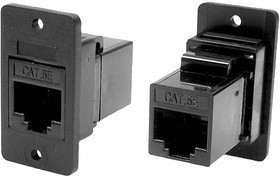 CP30620X, Соединитель, SLIM, Кат: 5e, Конф: 8p8c, гнездо RJ45, с обеих сторон