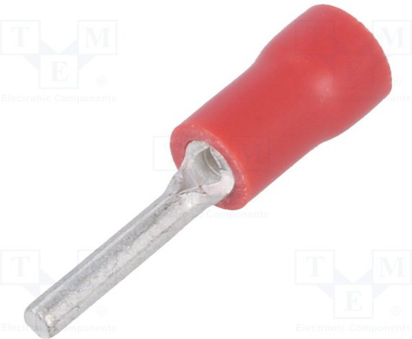 ST-070/R, Наконечник: игольчатая, d: 1,9мм, 0,5-1,5мм2, обжим, на провод