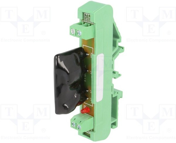 ASR-M05DA-1, Реле: полупроводниковое, Uупр: 5-32ВDC, 5А, 24-280ВAC, DIN, IP00