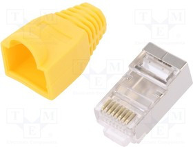 LOG-MP0022Y, Вилка, RJ45, PIN: 8, Кат: 6, экранированный, в корпусе, Конф: 8p8c
