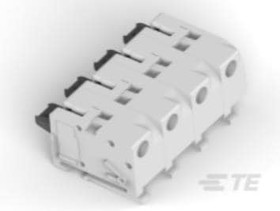 2318582-4, Fixed Terminal Blocks 8MM CONN ASSY, 4 POS WIREMATE 2-PIECE
