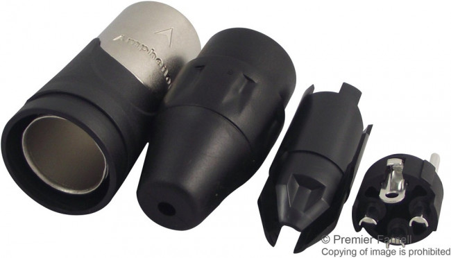 AX3M, XLR Connector, Plug, Straight, Cable Mount, 3 Poles, 14AWG AX3M, XLR Connector, Plug, Straight, Cable Mount, 3 Poles, 14AWG