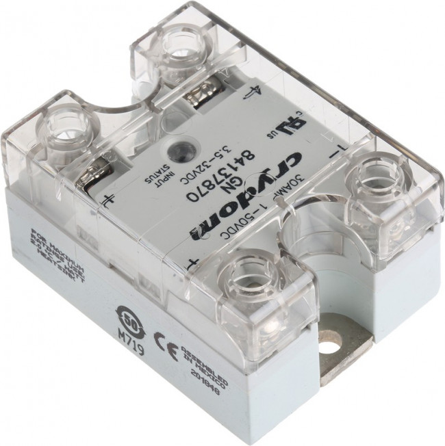 84137870, 8413 Series Solid State Relay, 30 A dc Load, Panel Mount, 50 V dc Load, 32 V dc Control