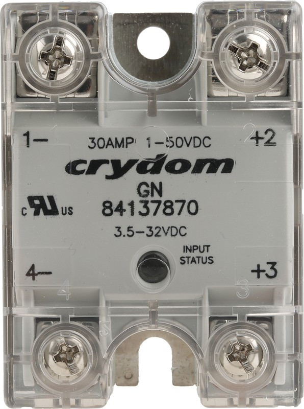 84137870, 8413 Series Solid State Relay, 30 A dc Load, Panel Mount, 50 V dc Load, 32 V dc Control