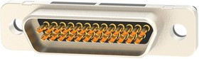 580-M25-213L002, Разъем D Sub, Micro D, Гнездо, 580 M Series, 25 контакт(-ов), Пайка