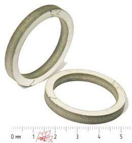 Пьезоэлемент ультразвуковой, размер 40xd32x5, форма кольцо, частота 29кГц, марка материала ЦТБС-3, м Пьезоэлемент ультразвуковой, размер 40xd32x5, форма кольцо, частота 29кГц, марка материала ЦТБС-3, м