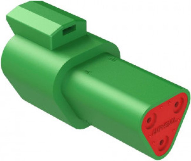 AT04-3P-GRN, Automotive Connectors 6 Pin receptacle AT04-3P-GRN, Automotive Connectors 6 Pin receptacle