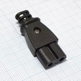 штекер питания "8" гн. на каб., разъем питания 250 В, IEC-320-C7 штекер питания "8" гн. на каб., разъем питания 250 В, IEC-320-C7