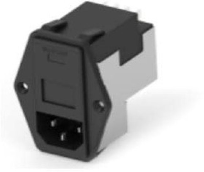 PE0SSSH3A, AC Power Entry Modules 3A SINGLE FUSE HORIZONTAL MOUNT