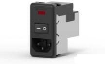 PS0SSDSXA, AC Power Entry Modules 10A DUAL FUSE SNAP IN MOUNT