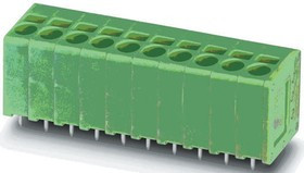 1990892, SPT 1.5/6-V-3.5 Series PCB Terminal Block, 6-Contact, 3.5mm Pitch, Through Hole Mount, 1-Row, Spring
