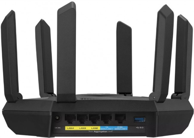 Маршрутизатор ASUS RT-AXE7800, AXE7800, черный