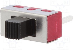 1103M2S3CQE2, Переключатель: движковый, Пол: 3, SP3T, 6A/120ВAC, 6A/28ВDC