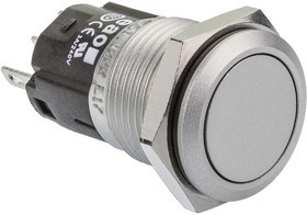 82-4151.1000, 82 Series Push Button Switch, Momentary, Panel Mount, 16mm Cutout, SPDT, 240V, IP65, IP67