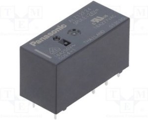 ALZ12F24, Реле: электромагнитное, SPDT, Uобмотки: 24ВDC, 16A/250ВAC, 1,44кОм ALZ12F24, Реле: электромагнитное, SPDT, Uобмотки: 24ВDC, 16A/250ВAC, 1,44кОм