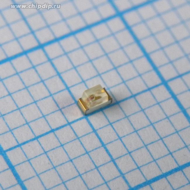 KP-1608EC, Светодиод smd 1,6х0,8мм/красный/625нм/ 4-12мкд/прозрачный/120°