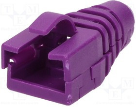 RJ45SRB-RET-P, Корпус вилки RJ45, Цвет: багровый