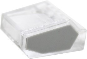 Elvert Зажим разветвительный втычной пятигнездовой прозрачный с серой вставкой макс.сечение 2,5 кв.мм 24 А (1 пакет/50 шт.) TC-255