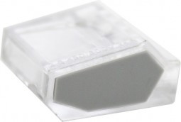 Elvert Зажим разветвительный втычной пятигнездовой прозрачный с серой вставкой макс.сечение 2,5 кв.мм 24 А (1 пакет/50 шт.) TC-255