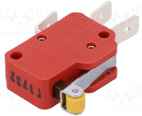 1006.1201, Микропереключатель SNAP ACTION, с рычагом (с роликом), SPDT