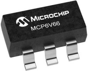 MCP6V66T-E/OT, Operational Amplifiers - Op Amps Single, Zero-Drift Op Amp, E Temp