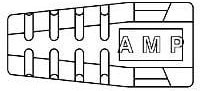 520851-1, Modular Connectors / Ethernet Connectors 4C SDL PLUG BOOT