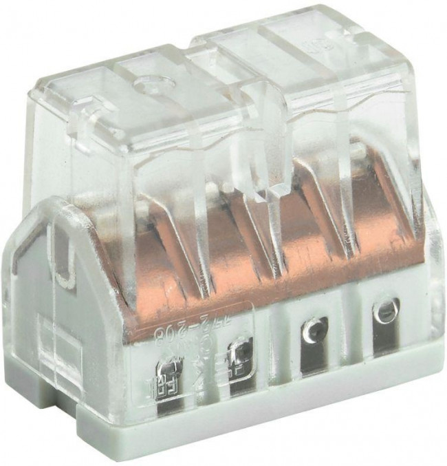 Клемма строительно-монтажная СМК 772-208 (уп.4шт) IEK UKZ30-208-004 Клемма строительно-монтажная СМК 772-208 (уп.4шт) IEK UKZ30-208-004