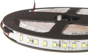 Светодиодная лента 600SMD диодов (2835), 24В, 5м, ГИПЕР, белый нейтральный 4000-4500К ELF-600SMD2835NWnw-Hy24