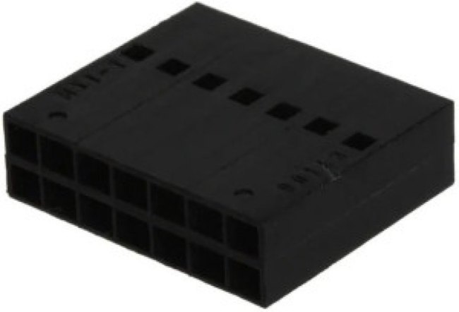 90143-0014, Корпус разъема, C-Grid III 90143, Гнездо, 14 вывод(-ов), 2.54 мм, 90119 Crimp Terminal